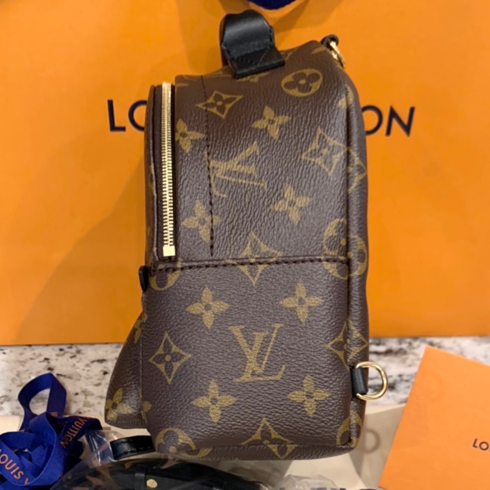 🆕 ❤️😍Authentic Louis Vuitton PALM SPRINGS MINI - Picture 11 of 16